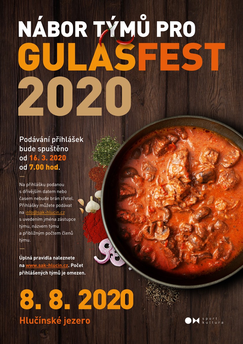 Nábor týmů na Guláš fest 2020 Nábor týmů na Guláš fest 2020