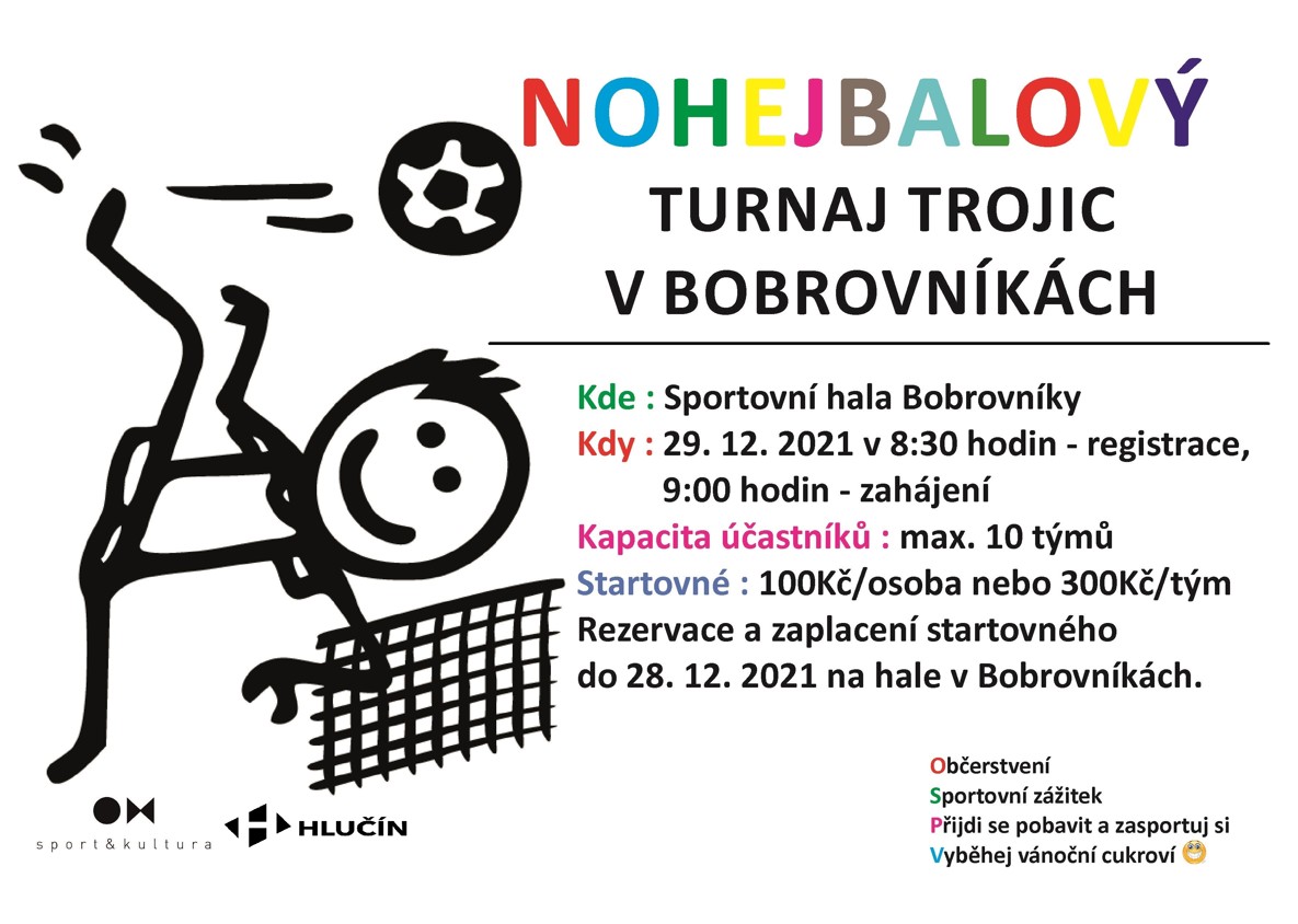 Nohejbalový turnaj Bobrovníky