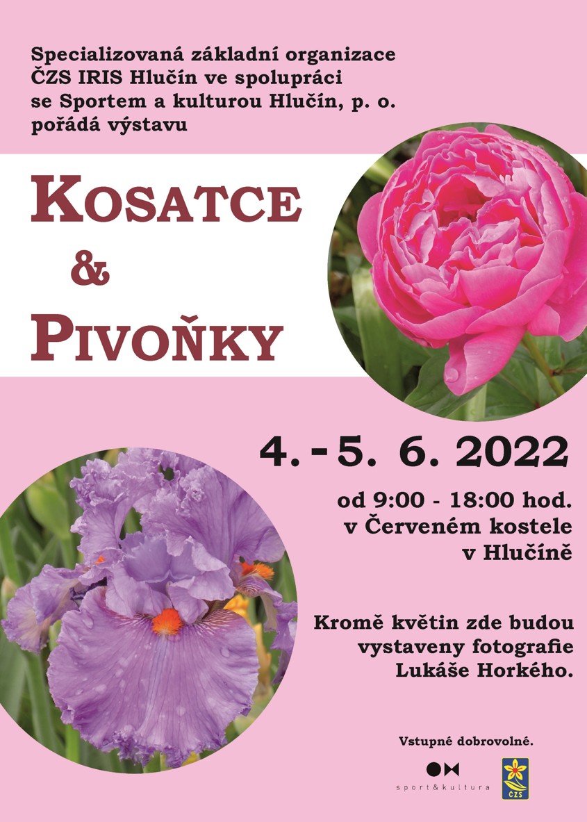 Výstava KOSATCE a PIVOŇKY