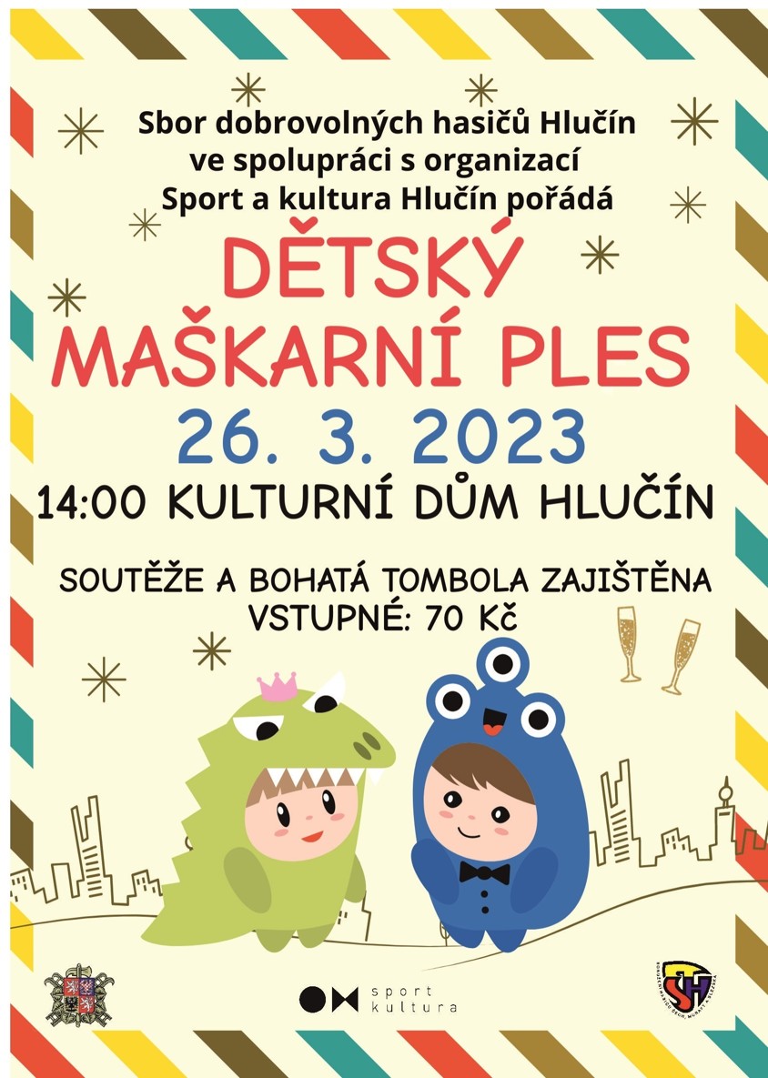 DĚTSKÝ MAŠKARNÍ PLES DĚTSKÝ MAŠKARNÍ PLES