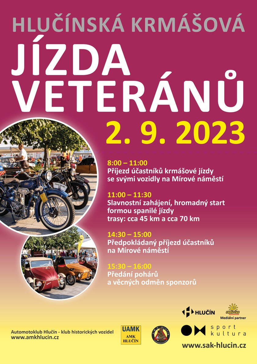 HLUČÍNSKÁ KRMÁŠOVÁ JÍZDA VETERÁNŮ 