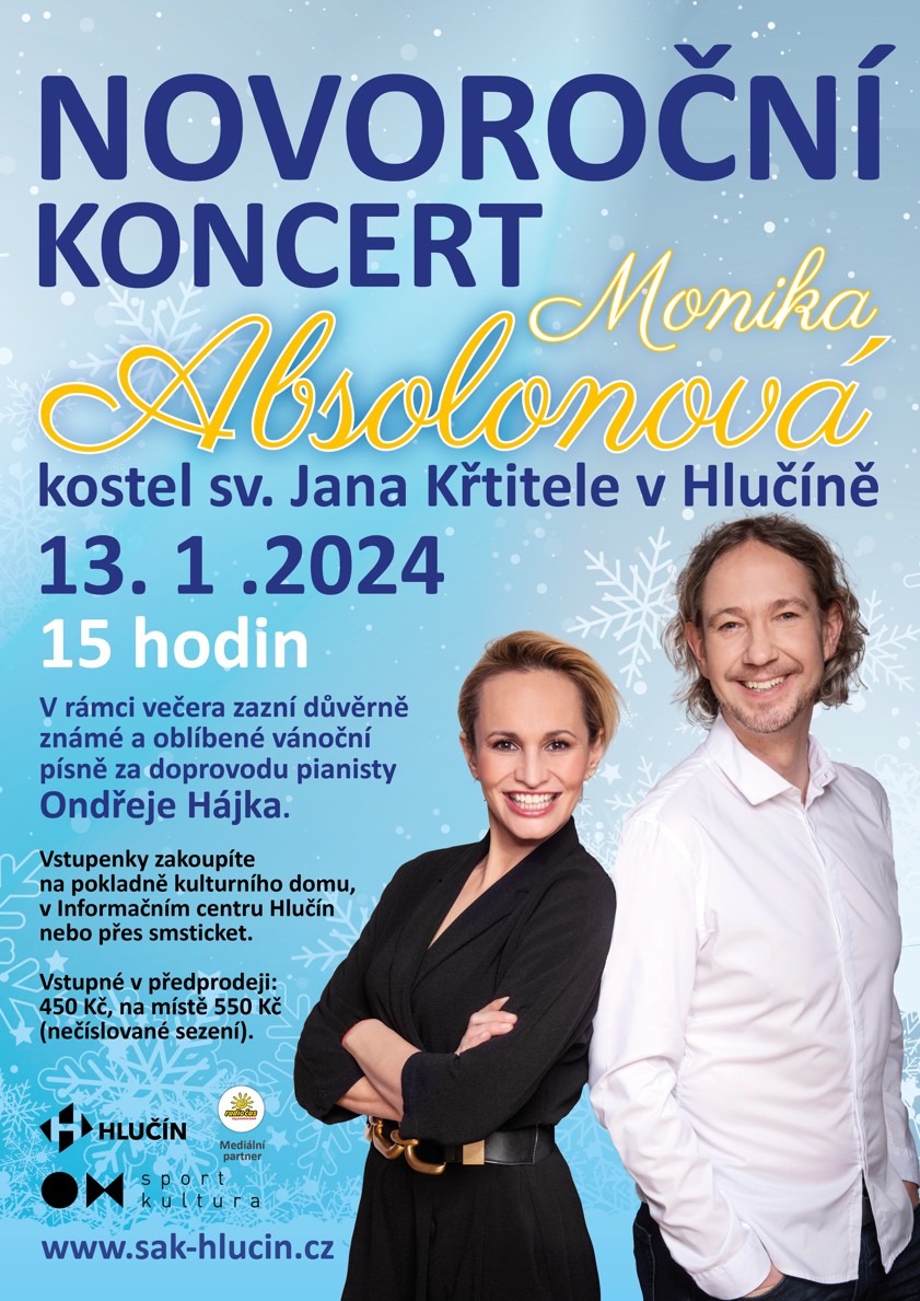 NOVOROČNÍ KONCERT MONIKA ABSOLONOVÁ NOVOROČNÍ KONCERT MONIKA ABSOLONOVÁ
