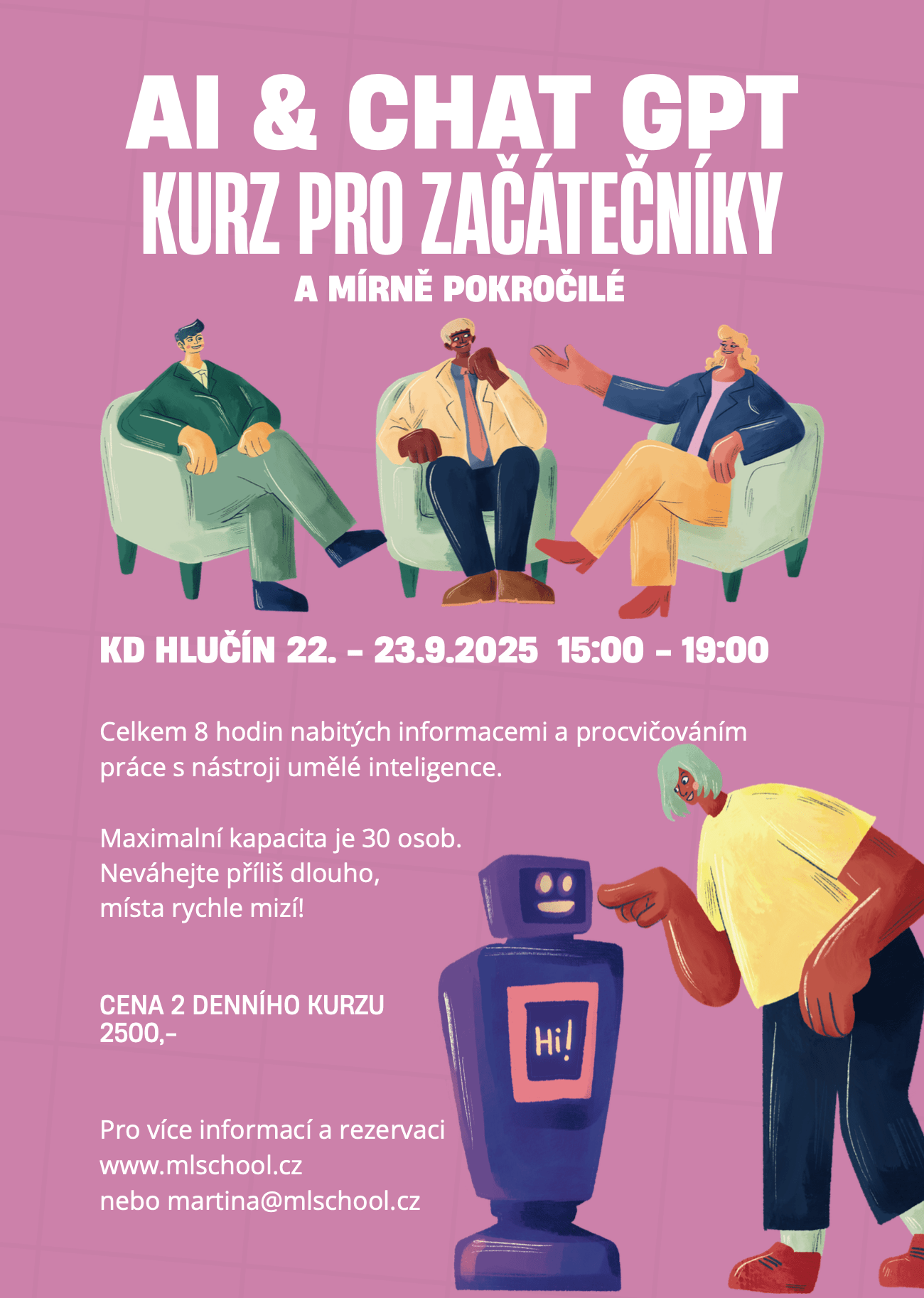Kurz: AI & Chat GPT pro začátečníky a mírně pokročilé