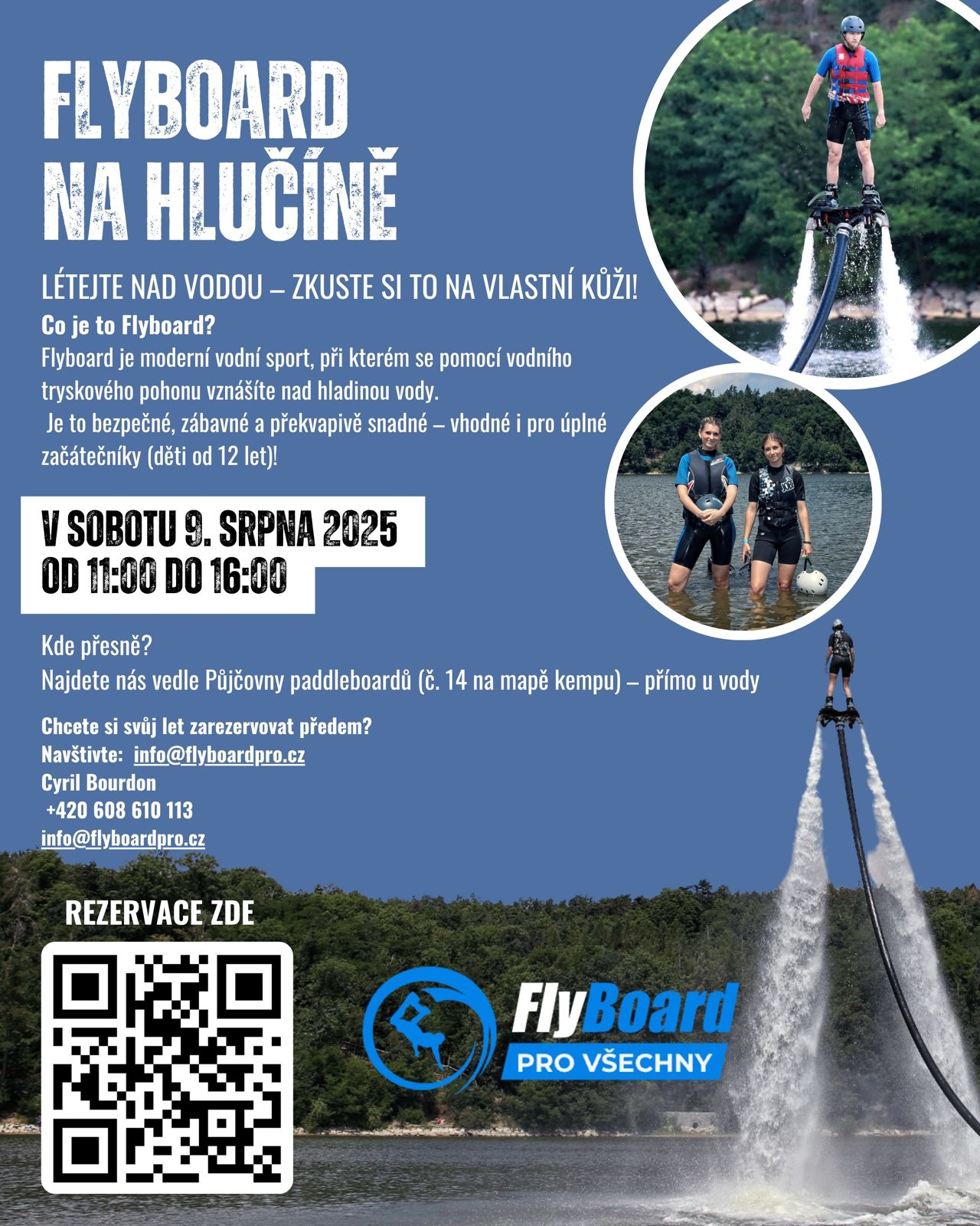 Flyboard na Hlučíně