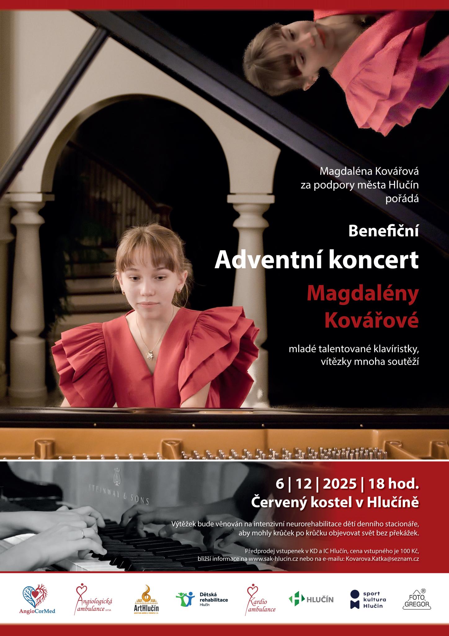 BENEFIČNÍ ADVENTNÍ KONCERT MAGDALÉNY KOVÁŘOVÉ