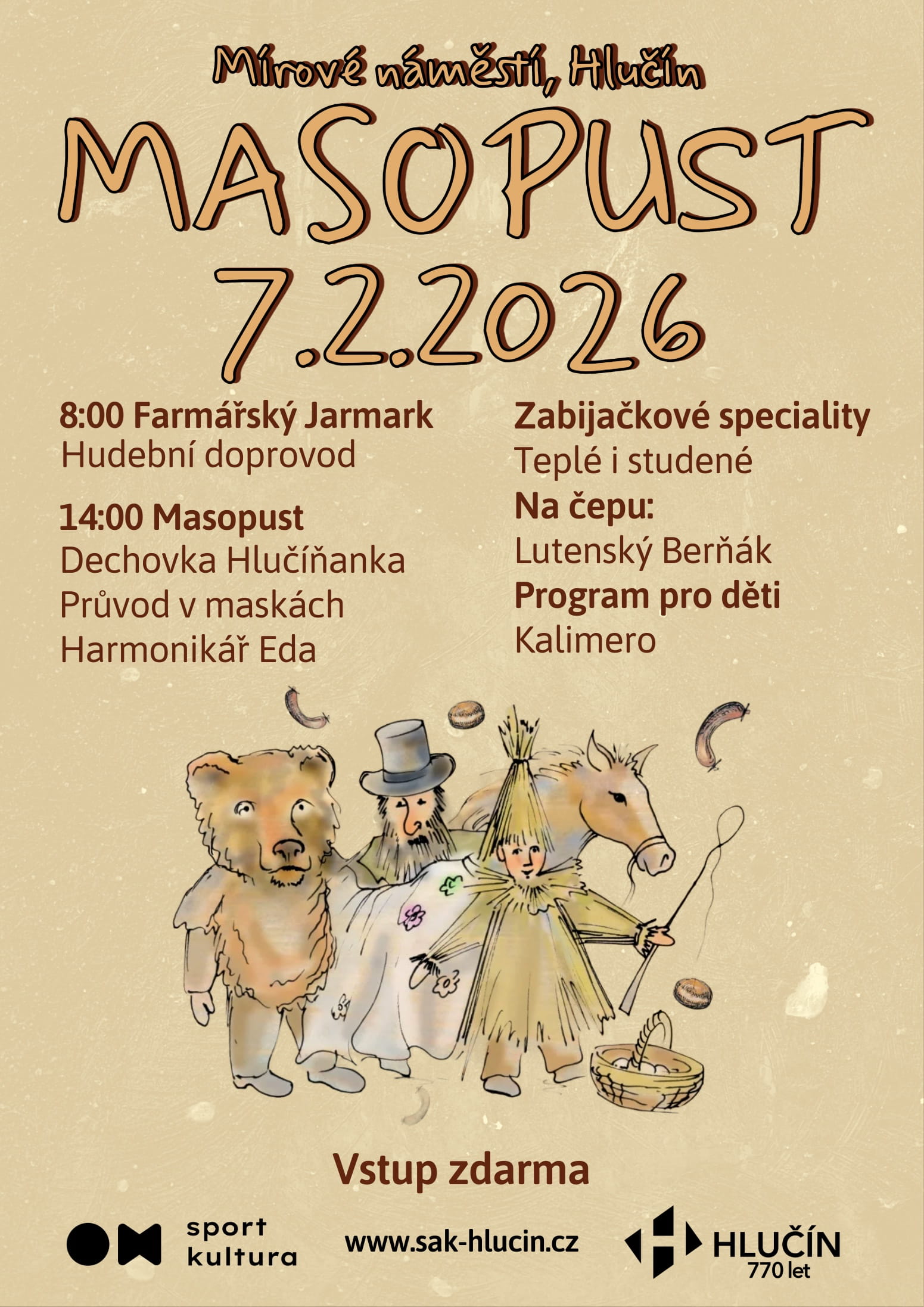 Masopust 2026 Masopust 2026