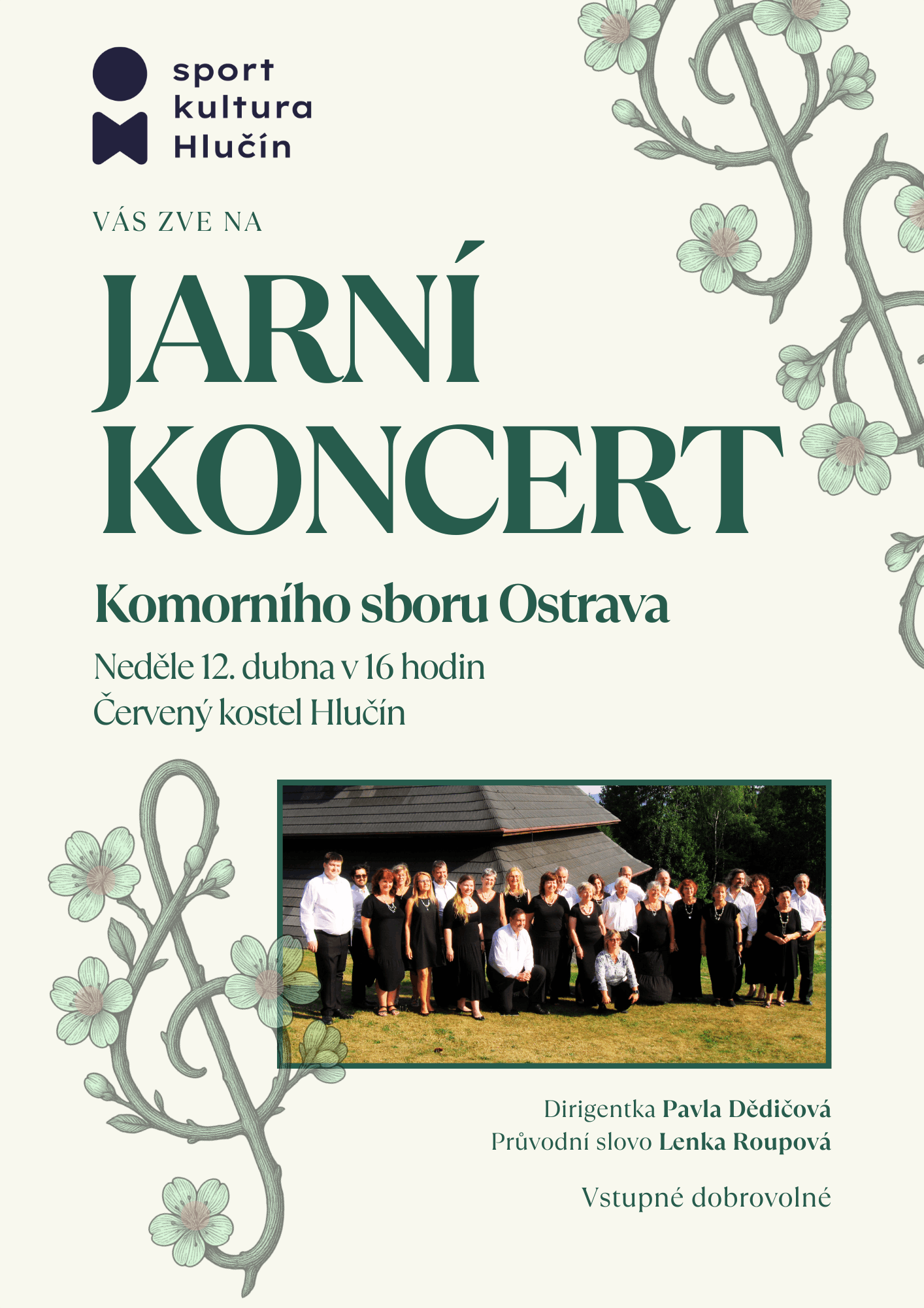 Jarní koncert Komorního sboru Ostrava