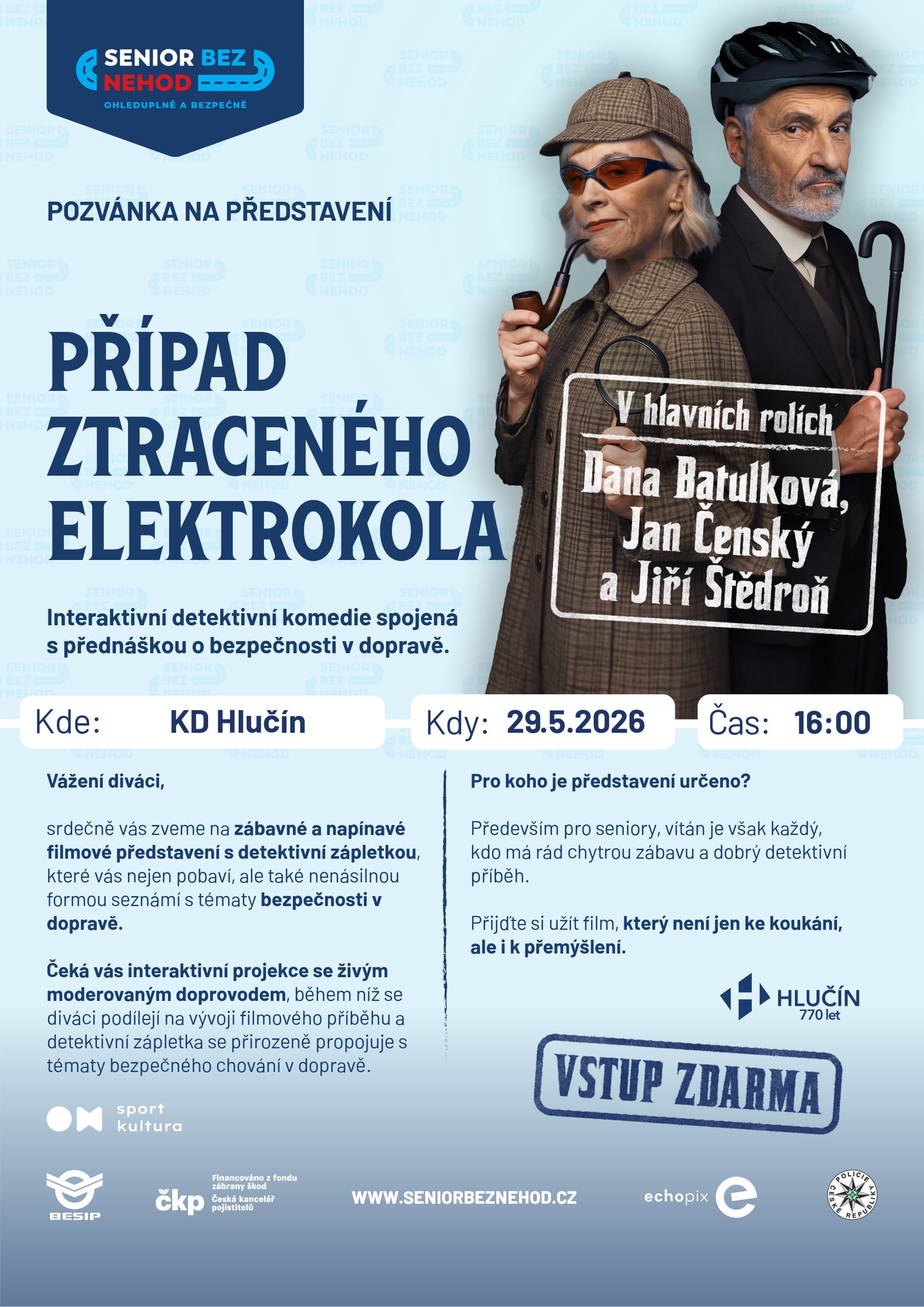 Případ ztraceného elektrokola - interaktivní představení