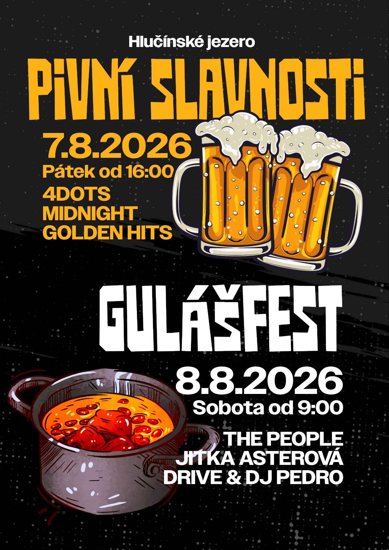 Pivní slavnosti & Gulášfest 2026