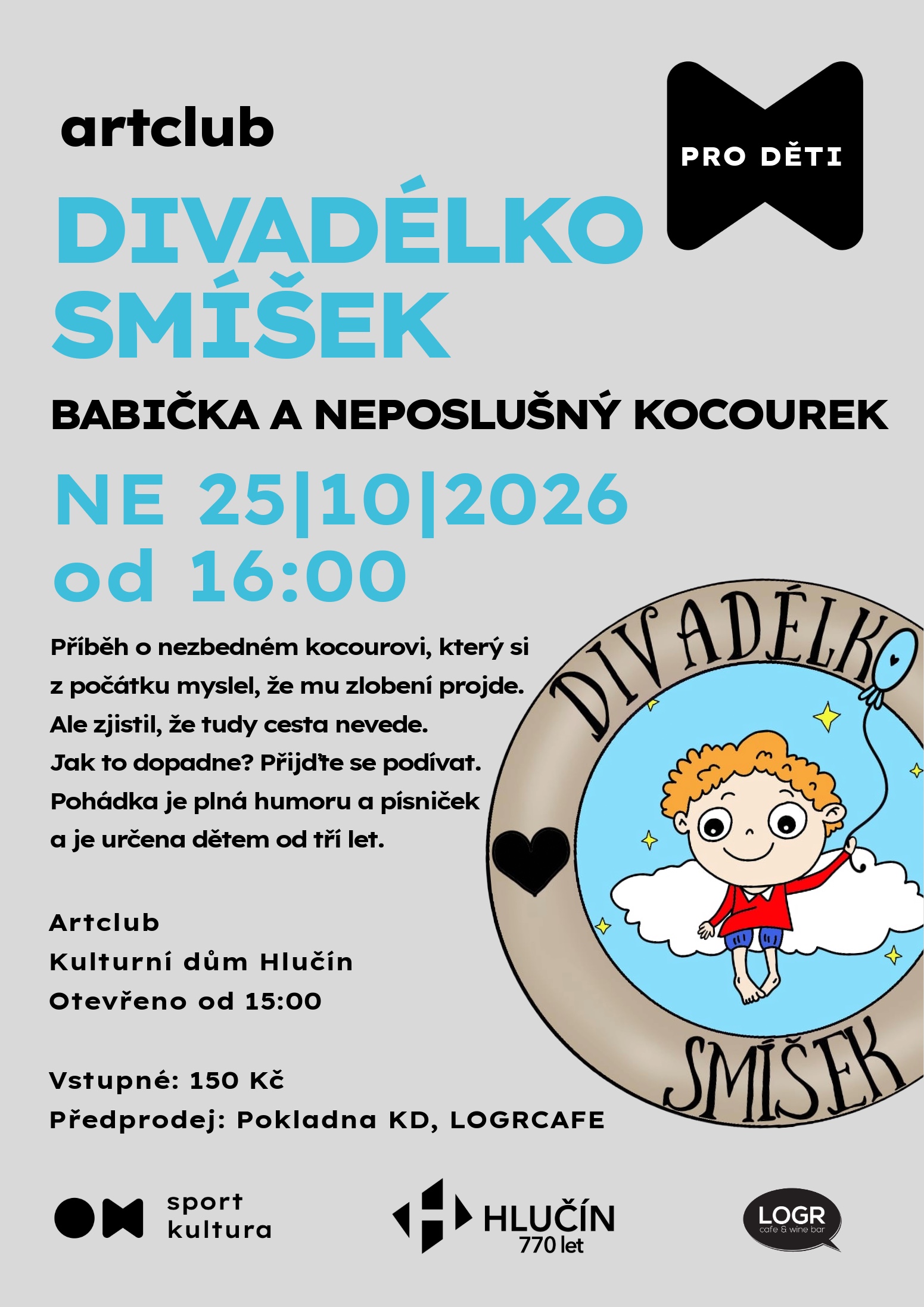 Divadélko Smíšek: Babička a neposlušný kocourek Divadélko Smíšek: Babička a neposlušný kocourek