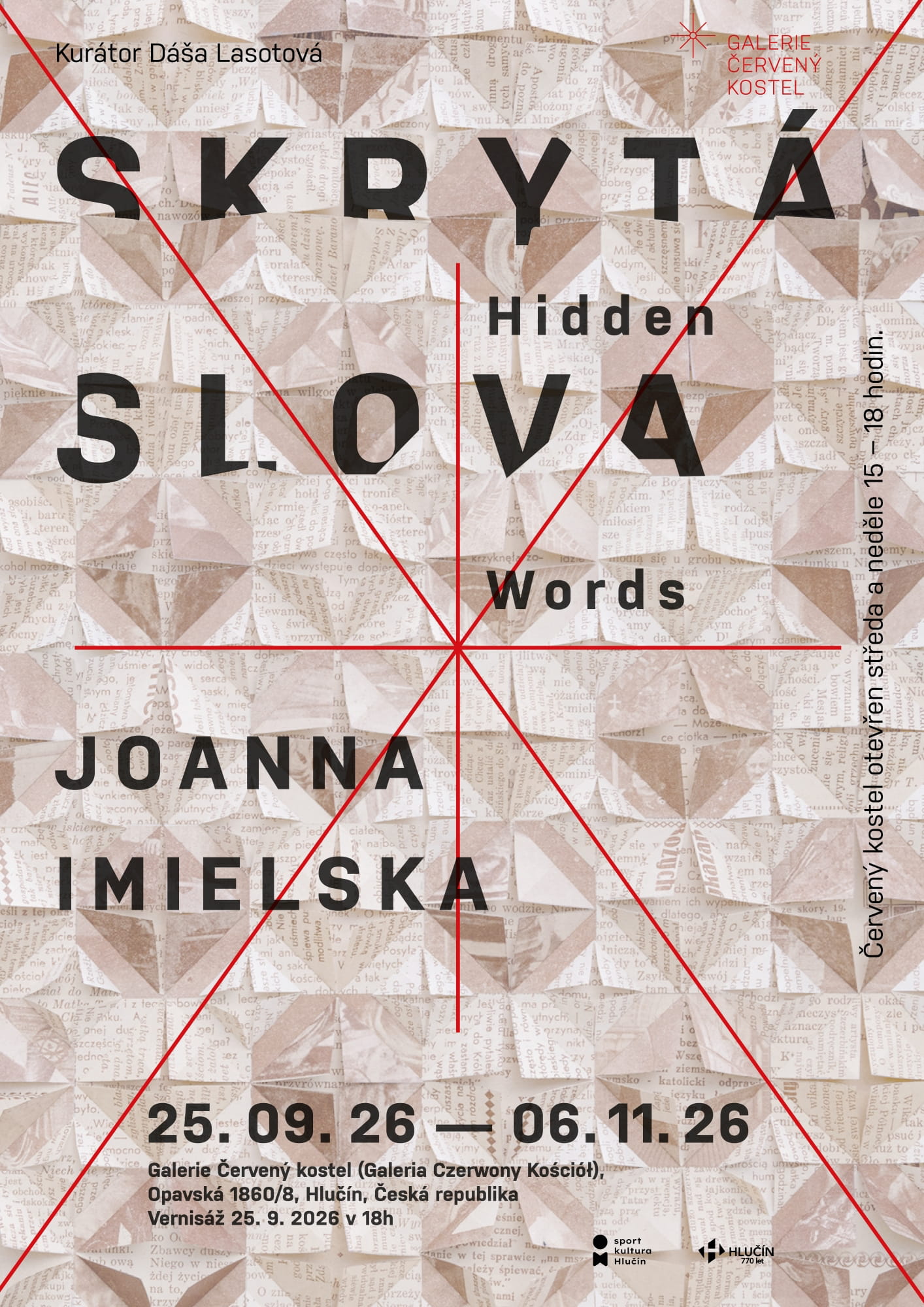 JOANNA IMIELSKA : Skrytá slova (Hidden Words) 
