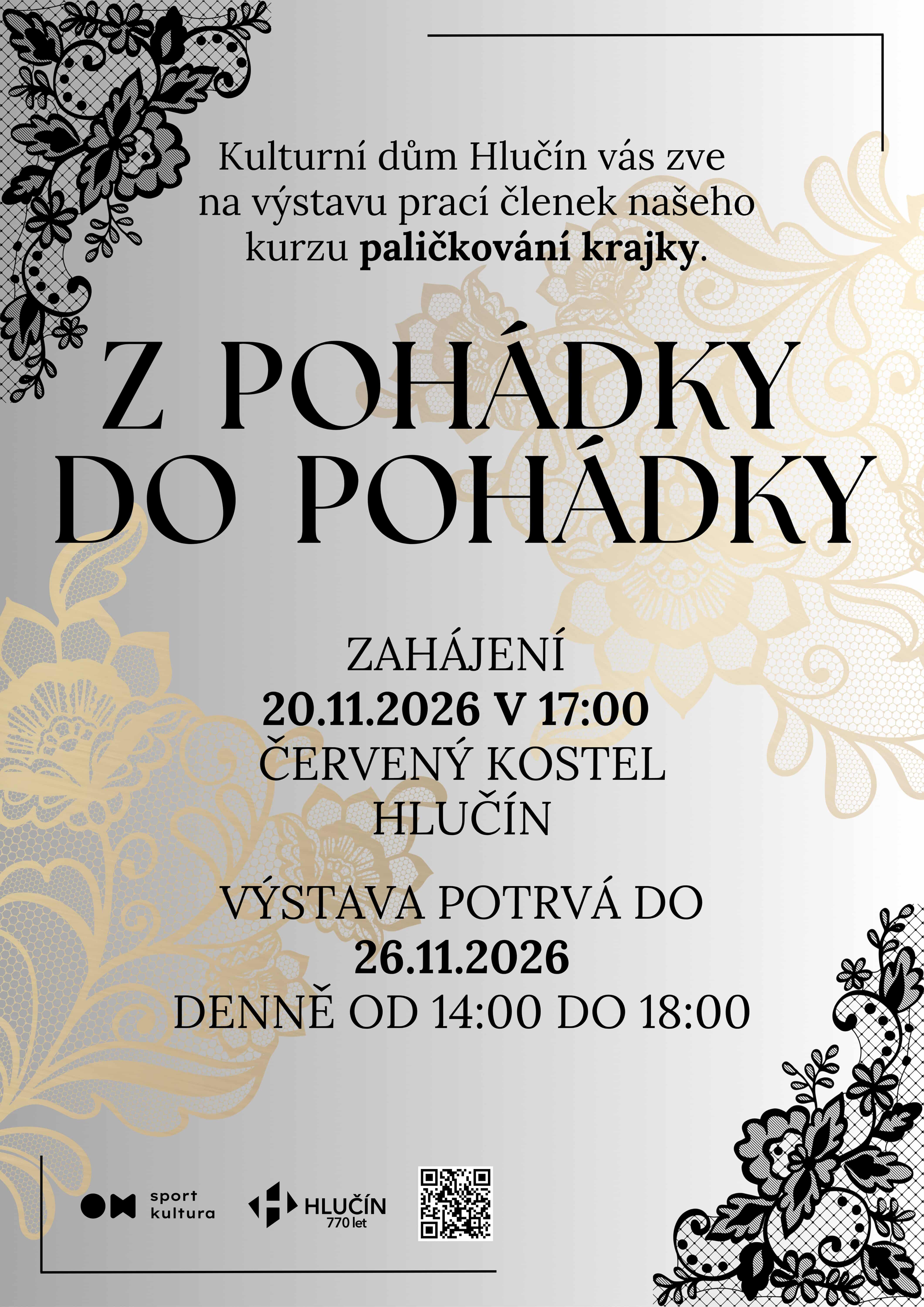 Z pohádky do pohádky – výstava paličkované krajky