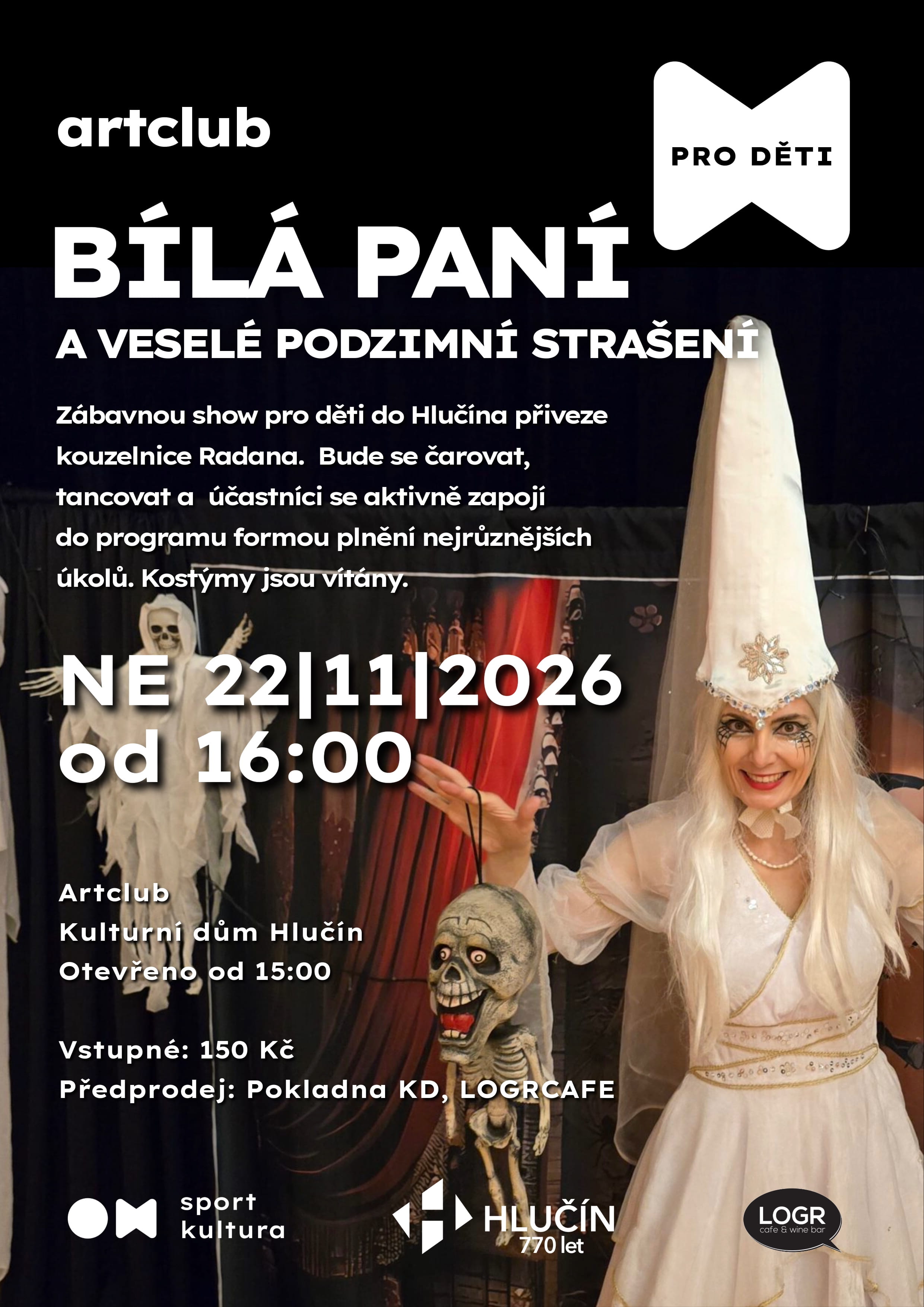 Bílá paní a veselé podzimní strašení Bílá paní a veselé podzimní strašení